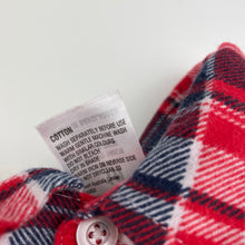 Load image into Gallery viewer, Boys Urban Supply, checked flannel cotton long sleeve shirt, EUC, size 10,