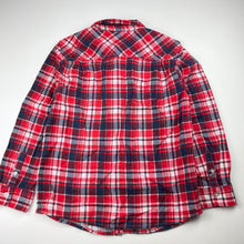 Load image into Gallery viewer, Boys Urban Supply, checked flannel cotton long sleeve shirt, EUC, size 10,