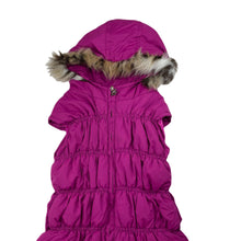 Load image into Gallery viewer, Girls Little Lady, hooded puffer vest / sleeveless jacket, EUC, size 6,