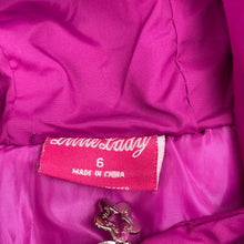 Load image into Gallery viewer, Girls Little Lady, hooded puffer vest / sleeveless jacket, EUC, size 6,