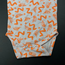 Load image into Gallery viewer, unisex Milk & Masuki, lightweight organic cotton romper, birds, EUC, size 0,