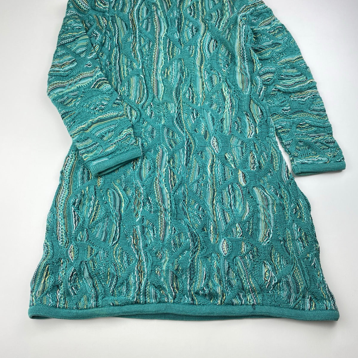 COOGI AUSTRALIA, knitted mercerised cotton sweater dress, small pulls, GUC,  size 7, L: 65cm – DaisyChainClothing