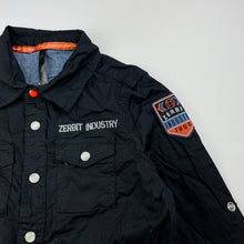 Load image into Gallery viewer, Boys Zerbit, lightweight cotton long sleeve shirt, poppers, EUC, size 4-5,