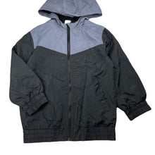 Load image into Gallery viewer, Boys Urban Supply, lightweight spray jacket, small hole in outer fabric, back right shoulder, FUC, size 7,