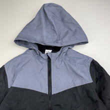 Load image into Gallery viewer, Boys Urban Supply, lightweight spray jacket, small hole in outer fabric, back right shoulder, FUC, size 7,