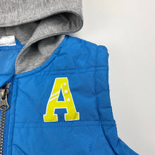 Load image into Gallery viewer, Boys H&T, hooded puffer vest / jacket, no size, armpit to armpit: 33.5cm, EUC, size 3-4,
