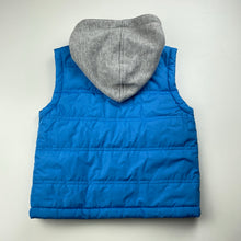Load image into Gallery viewer, Boys H&T, hooded puffer vest / jacket, no size, armpit to armpit: 33.5cm, EUC, size 3-4,