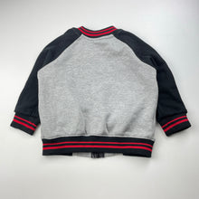 Load image into Gallery viewer, Boys AFL Official, Essendon Bombers fleece lined zip up sweater, GUC, size 2,