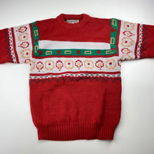 Load image into Gallery viewer, Boys KST, knitted sweater / jumper, armpit to armpit: 37.5cm, shoulder to cuff: 42cm, EUC, size 7-8,