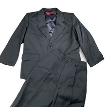 Load image into Gallery viewer, Boys Buu Buu Fashions, grey suit jacket & pants, elasticated, Inside leg: 34.5cm, EUC, size 4,
