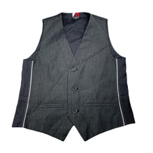 Load image into Gallery viewer, Boys Brooklyn Industries, grey stripe suit/formal waistcoat / vest, EUC, size 10,