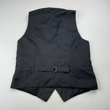 Load image into Gallery viewer, Boys Brooklyn Industries, grey stripe suit/formal waistcoat / vest, EUC, size 10,