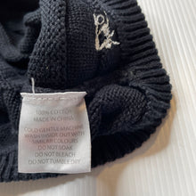 Load image into Gallery viewer, Girls Fresh Baked, black knitted cotton skirt, elasticated, L: 28.5cm, GUC, size 6,