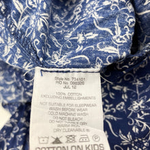 Load image into Gallery viewer, Boys Cotton On, lightweight floral cotton long sleeve shirt, GUC, size 4,
