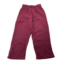 Load image into Gallery viewer, Boys Match It, maroon fleece lined track pants, elasticated, Inside leg: 39.5cm, GUC, size 4,