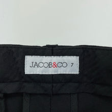 Load image into Gallery viewer, Boys Jacob & Co, black suit/formal pants, adjustable, Inside leg: 53.5cm, EUC, size 7,