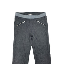 Load image into Gallery viewer, Girls H&M, grey stretchy pants, elasticated, Inside leg: 45.5cm, GUC, size 6,