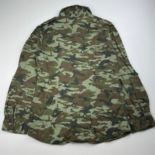 Load image into Gallery viewer, Girls All 4 Me, camo print cotton long sleeve shirt, small marks, FUC, size 10,