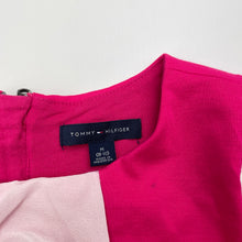 Load image into Gallery viewer, Girls Tommy Hilfiger, pink & white sleeveless dress, FUC, size 8-10, L: 72cm