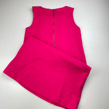 Load image into Gallery viewer, Girls Tommy Hilfiger, pink & white sleeveless dress, FUC, size 8-10, L: 72cm