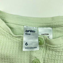 Load image into Gallery viewer, Girls Anko, organic cotton long sleeve pyjama top, FUC, size 6,