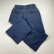 Load image into Gallery viewer, Boys Doghouse, dark denim jeans, adjustable, Inside leg: 40.5cm, GUC, size 4,