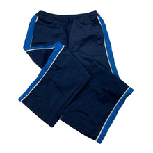 Load image into Gallery viewer, Boys H&T, navy track pants, elasticated, Inside leg: 42cm, FUC, size 4,