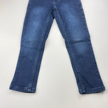 Load image into Gallery viewer, Boys 1964 Denim Co, blue stretch denim jeans, adjustable, Inside leg: 44cm, GUC, size 4,