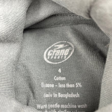 Load image into Gallery viewer, Boys Crane, Sports, soft feel roll neck top/skivvy, FUC, size 4,