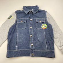Load image into Gallery viewer, Boys Topbi Kids, lightweight jacket / sweater, poppers, FUC, size 4,