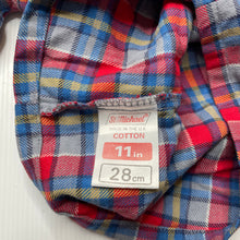 Load image into Gallery viewer, Boys St Michael, vintage checked cotton long sleeve shirt, EUC, size 3-4,