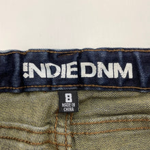 Load image into Gallery viewer, Boys Indie, dark stretch denim jeans, adjustable, Inside leg: 58.5cm, GUC, size 8,