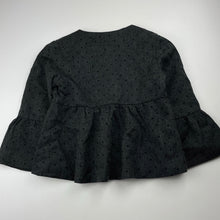 Load image into Gallery viewer, Girls Ladybird, lined lightweight wool blend jacket, shoudler to cuff: 38.5cm, EUC, size 8,