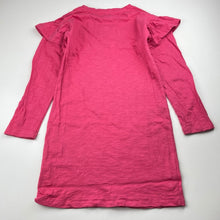 Load image into Gallery viewer, Girls Clothing & Co, cotton casual long sleeve dress, GUC, size 7, L: 63cm