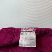 Load image into Gallery viewer, Girls Pink Sugar, pink corduroy cotton skirt, L: 25.5cm, W: 32cm across, GUC, size 8,