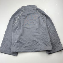 Load image into Gallery viewer, Girls Adidas, grey cropped sleeve sweater/jumper, armpit to cuff: 32cm, EUC, size 8-9,