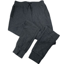 Load image into Gallery viewer, unisex Active & Co, grey track pants, elasticated, Inside leg: 66cm, EUC, size 12,