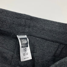 Load image into Gallery viewer, unisex Active & Co, grey track pants, elasticated, Inside leg: 66cm, EUC, size 12,