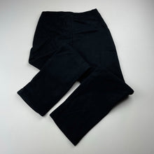 Load image into Gallery viewer, Girls Anko, black fleece lined track pants, Inside leg: 50cm, EUC, size 6,