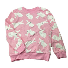 Load image into Gallery viewer, Girls Baby & Kids Element, lightweight sweater / jumper, rabbits, EUC, size 8,