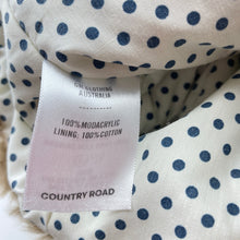 Load image into Gallery viewer, Girls Country Road, cotton lined faux fur / vest / jacket, 3 hook fasten, EUC, size 7,