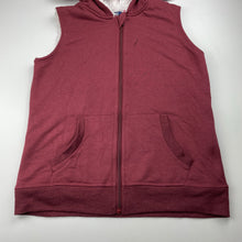 Load image into Gallery viewer, Boys L&D, fleece lined hooded vest, mark on chest, FUC, size 10,