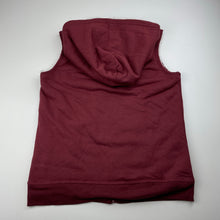 Load image into Gallery viewer, Boys L&D, fleece lined hooded vest, mark on chest, FUC, size 10,