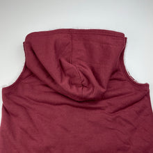 Load image into Gallery viewer, Boys L&D, fleece lined hooded vest, mark on chest, FUC, size 10,