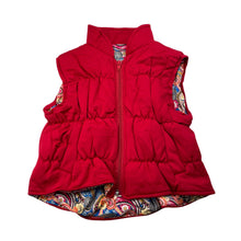Load image into Gallery viewer, Girls red, soft feel vest, no labels, armpit to armpit: 34cm unstretched, EUC, size 6-8,