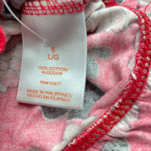 Load image into Gallery viewer, Girls floral, cotton long sleeve top, wash fade, FUC, size 6,