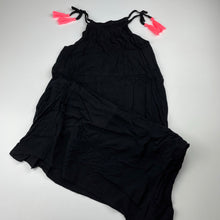 Load image into Gallery viewer, Girls Miss Understood, black lightweight summer dress, EUC, size 8, L: 87cm