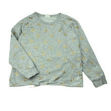 Load image into Gallery viewer, Girls Seed, grey marle cotton lightweight sweater, wash fade, FUC, size 7-8,