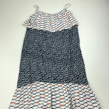 Load image into Gallery viewer, Girls Anko, viscose lightweight summer dress, GUC, size 8, L: 78cm at front