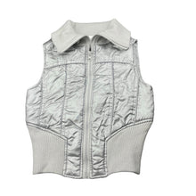 Load image into Gallery viewer, Girls Urban, silver vest / sleeveless jacket, FUC, size 8,